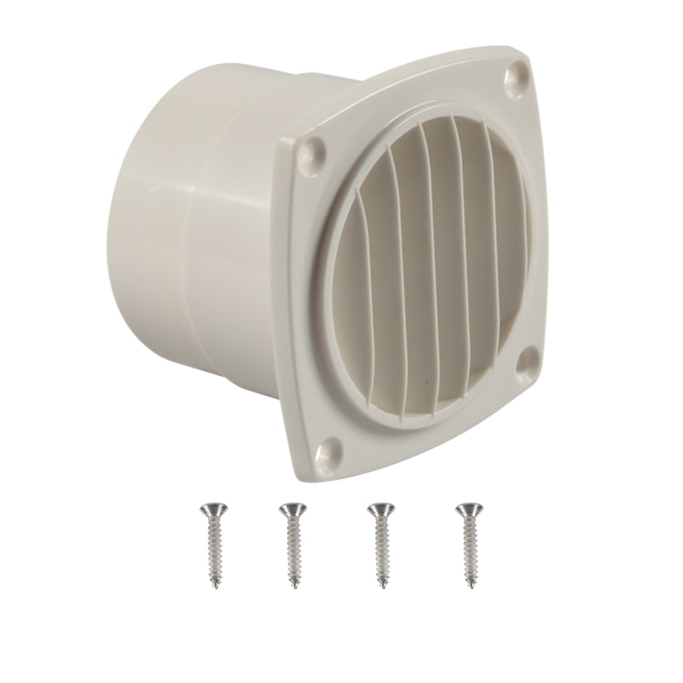 Yacht / RV 93.5mm Louvered Vents with Screws(White) - Air Conditioning System by buy2fix | Online Shopping UK | buy2fix