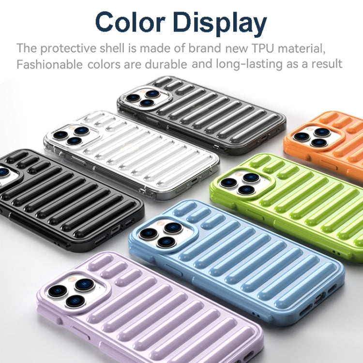 For iPhone 16 Capsule Series Candy Color TPU Phone Case(Black) - iPhone 16 Cases by buy2fix | Online Shopping UK | buy2fix