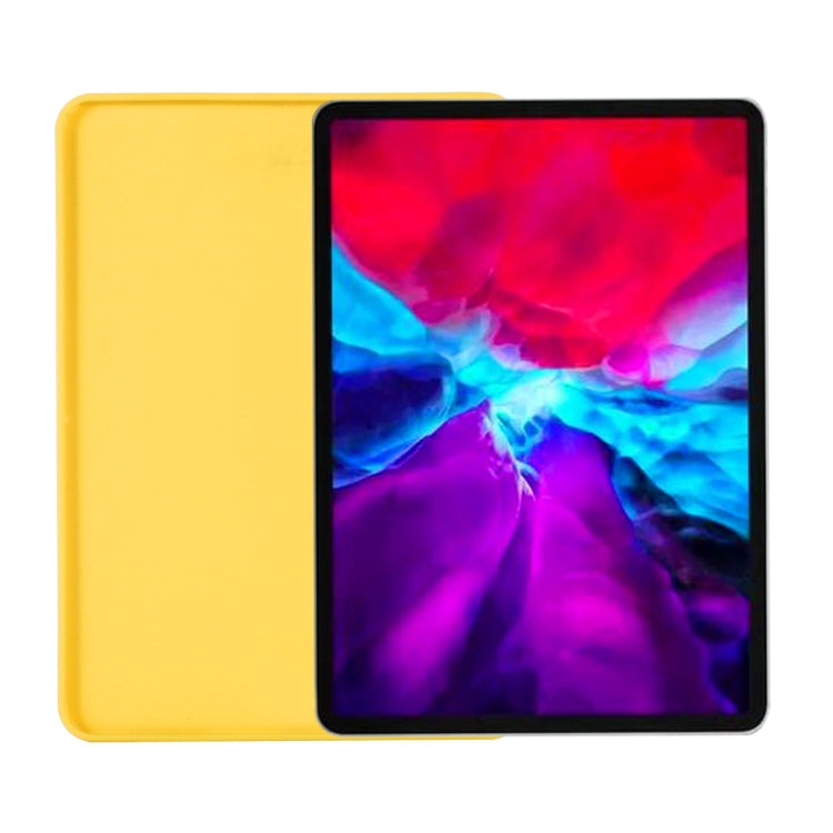 For iPad Pro 13 2024 Pure Color Liquid Silicone Shockproof Tablet Case(Yellow) - iPad Pro 13 2024 Cases by buy2fix | Online Shopping UK | buy2fix