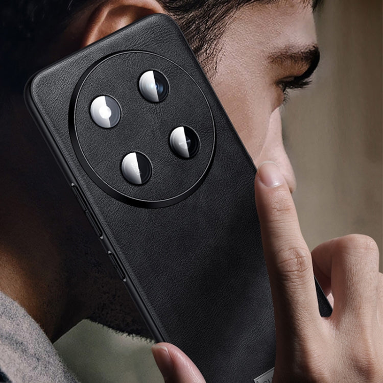 For Honor X60 Pro SULADA Shockproof TPU + Handmade Leather Phone Case(Black) - Honor Cases by SULADA | Online Shopping UK | buy2fix