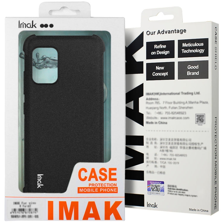 For OnePlus Nord 4 imak Shockproof Airbag TPU Phone Case(Matte Black) - OnePlus Cases by imak | Online Shopping UK | buy2fix