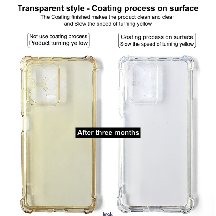 For Samsung Galaxy S24 FE 5G imak Shockproof Airbag TPU Phone Case(Transparent Black) - Galaxy S24 FE 5G Cases by imak | Online Shopping UK | buy2fix