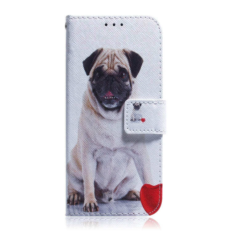 For Xiaomi Redmi K70 Pro / K70 Coloured Drawing Flip Leather Phone Case(Pug) - K70 Cases by buy2fix | Online Shopping UK | buy2fix