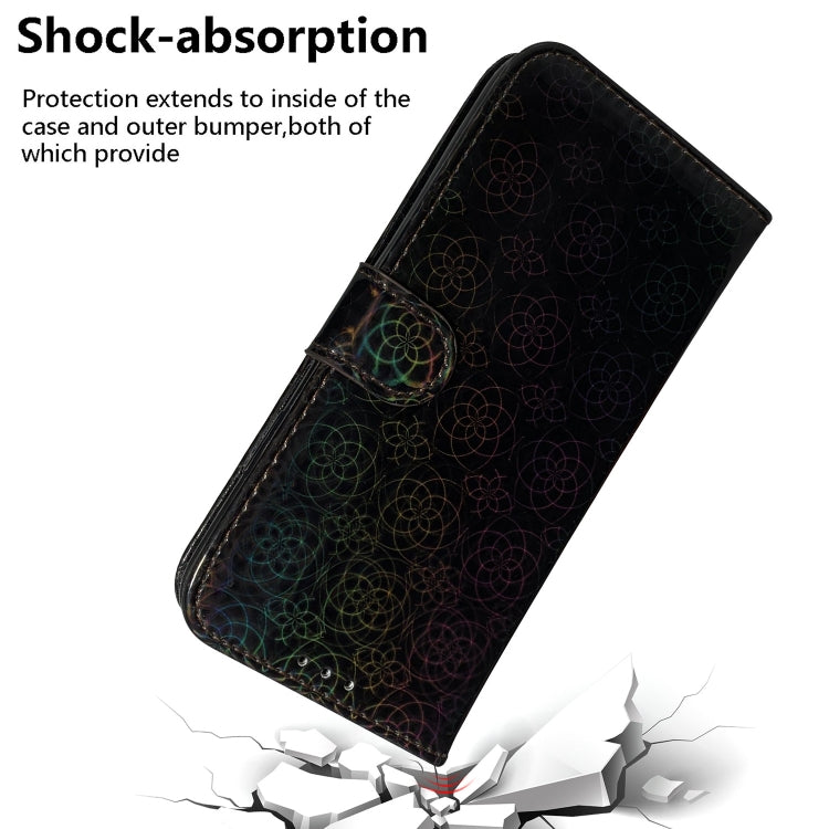 For Xiaomi Redmi K70 / K70 Pro Colorful Magnetic Buckle Leather Phone Case(Black) - K70 Cases by buy2fix | Online Shopping UK | buy2fix