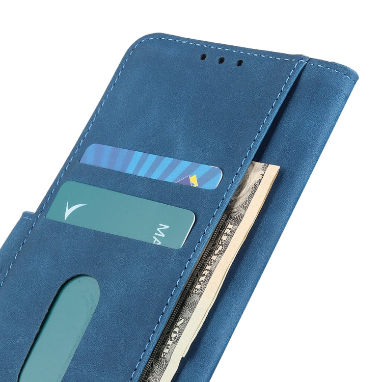 For Samsung Galaxy S25 Ultra 5G KHAZNEH Retro Texture Horizontal Flip Leather Phone Case(Blue) - Galaxy S25 Ultra 5G Cases by buy2fix | Online Shopping UK | buy2fix