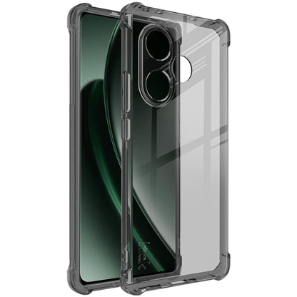 For Realme GT 6T 5G Global imak Shockproof Airbag TPU Phone Case(Transparent Black) - Realme Cases by imak | Online Shopping UK | buy2fix