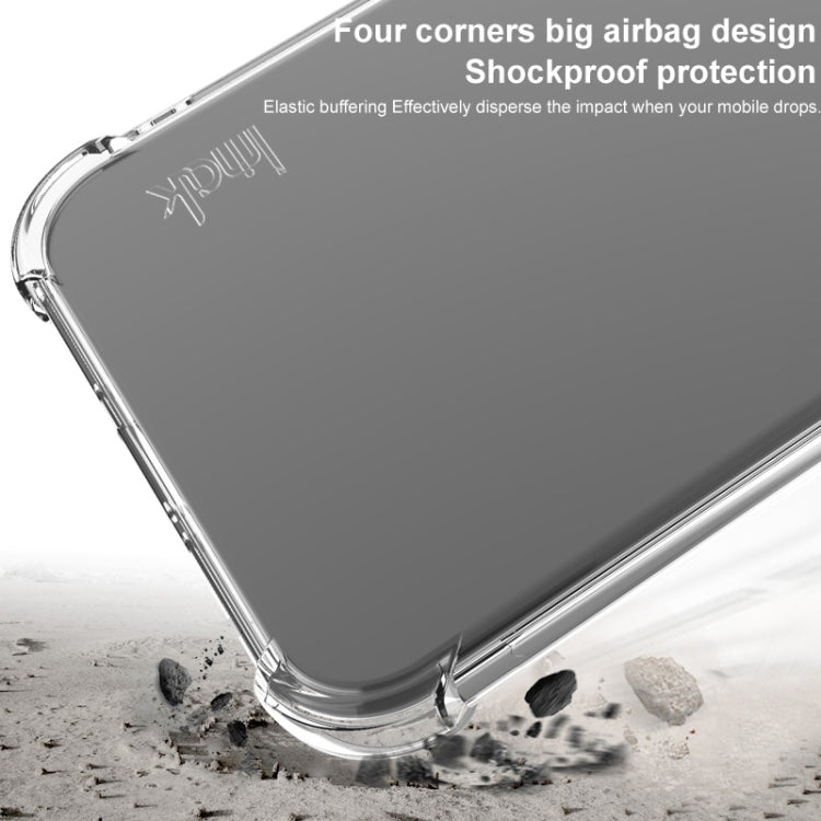 For Realme GT Neo6 SE 5G imak Shockproof Airbag TPU Phone Case(Transparent Black) - Realme Cases by imak | Online Shopping UK | buy2fix