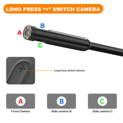 Y15 3.9mm Single Camera WiFi Connected Hard Cable HD Industrial Endoscope, Length:1m(Black) -  by buy2fix | Online Shopping UK | buy2fix