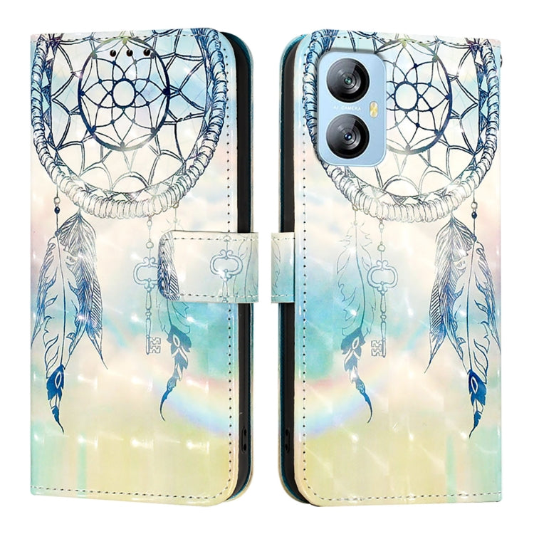 For Blackview A52 3D Painting Horizontal Flip Leather Phone Case(Dream Wind Chimes) - More Brand by buy2fix | Online Shopping UK | buy2fix