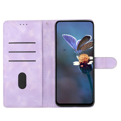 For Samsung Galaxy S25 Ultra 5G Cherry Blossom Butterfly Skin Feel Embossed PU Phone Case(Purple) - Galaxy S25 Ultra 5G Cases by buy2fix | Online Shopping UK | buy2fix