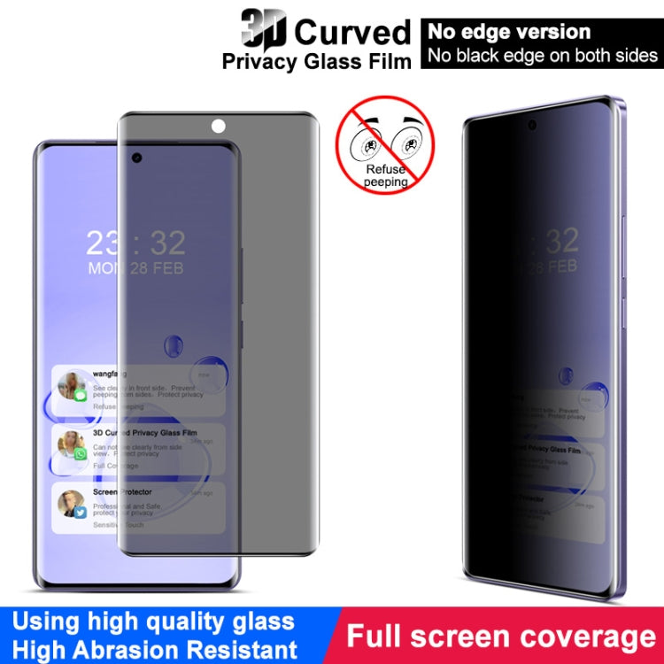 For Realme GT Neo6 5G imak 3D Curved Privacy Full Screen Tempered Glass Film - Realme Tempered Glass by imak | Online Shopping UK | buy2fix