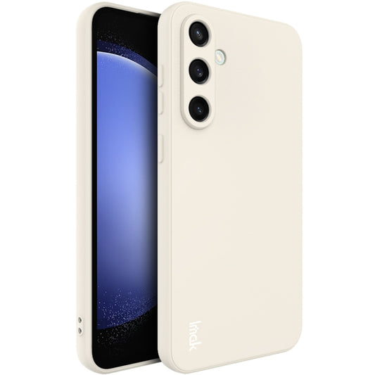 For Samsung Galaxy S24 FE 5G imak UC-4 Series Straight Edge TPU Phone Case(White) - Galaxy S24 FE 5G Cases by imak | Online Shopping UK | buy2fix