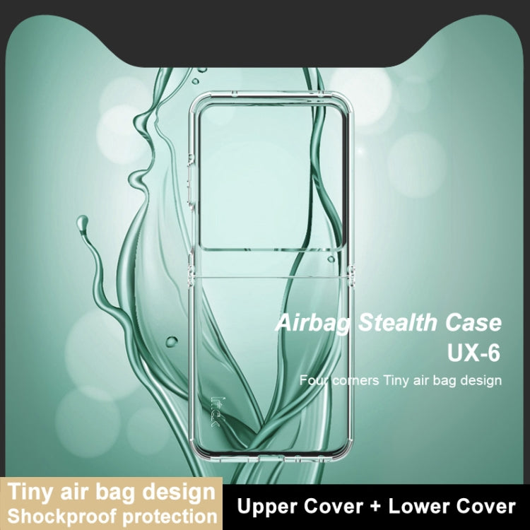 For Motorola Razr 50 imak UX-6 series All-inclusive Shockproof Airbag TPU Invisible Phone Case(Transparent) - Motorola Cases by imak | Online Shopping UK | buy2fix