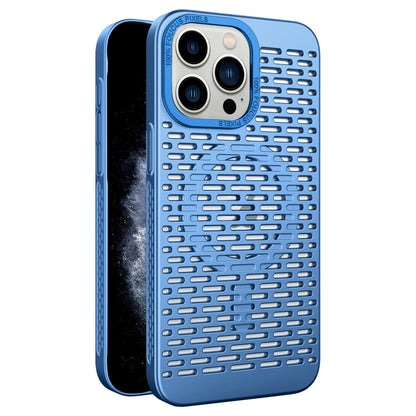 For iPhone 11 Pro Max Hollow Cooling MagSafe Phone Case(Sky Blue) - iPhone 11 Pro Max Cases by buy2fix | Online Shopping UK | buy2fix