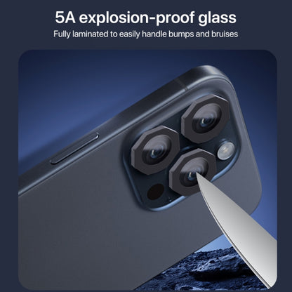 For iPhone 16 Pro / 16 Pro Max HD Lens Protective Film without Diamond(Silver) - iPhone 16 Pro Max Tempered Glass by buy2fix | Online Shopping UK | buy2fix