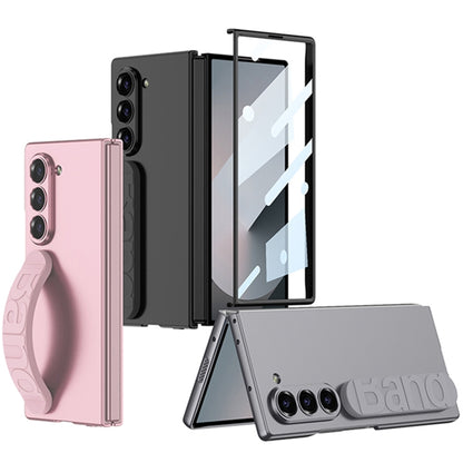 For Samsung Galaxy Z Fold6 GKK Integrated Silicone Wristband Phone Case(Pink) - Galaxy Z Fold6 5G Cases by GKK | Online Shopping UK | buy2fix