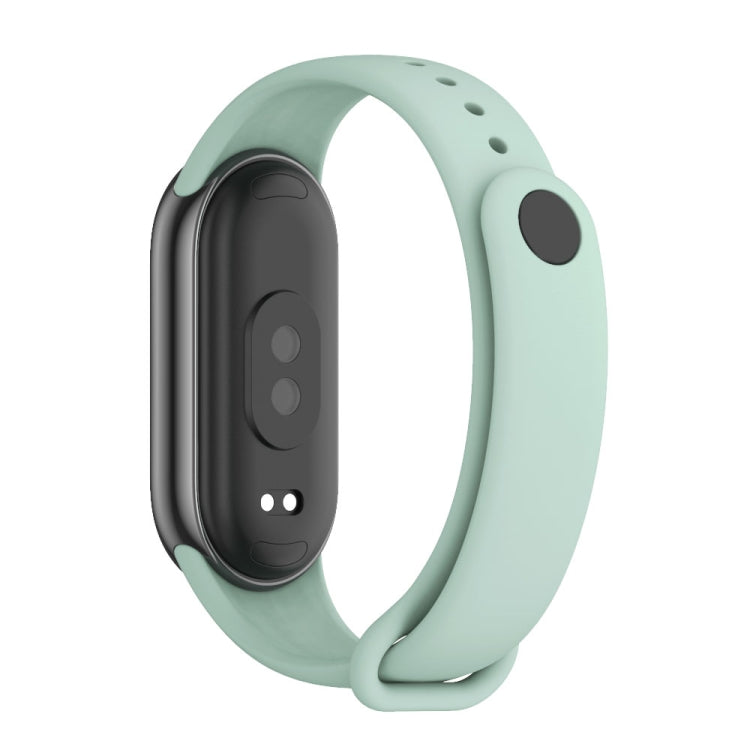 For Xiaomi Smart Band 9 / 8 MIJOBS Metal Buckle Solid Color Silicone Watch Band(Aqua) - Watch Bands by MIJOBS | Online Shopping UK | buy2fix