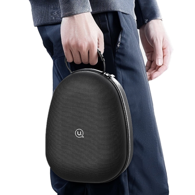 USAMS ZB292 Large Capacity Headphone Storage Bag (Black) - Other Earphone Case by USAMS | Online Shopping UK | buy2fix