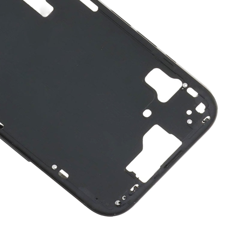 For iPhone 15 Middle Frame Bezel Plate with Side Keys + Card Tray, Version:China Version(Black) - LCD Related Parts by buy2fix | Online Shopping UK | buy2fix