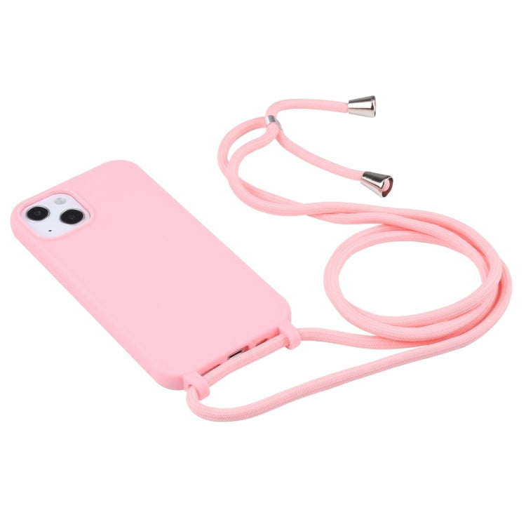 For iPhone 16 Pro Max Candy Colors TPU Protective Phone Case with Lanyard(Pink) - iPhone 16 Pro Max Cases by buy2fix | Online Shopping UK | buy2fix