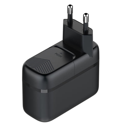 LDNIO Q367 65W GaN 3 x USB-C / Type-C Interface Charger with 1m USB-C / Type-C to USB-C / Type-C Data Cable, Plug Type:EU Plug(Black) - USB Charger by LDNIO | Online Shopping UK | buy2fix