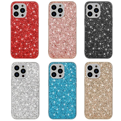 For iPhone 16 Pro Max Glitter Powder Shockproof TPU Phone Case(Gold) - iPhone 16 Pro Max Cases by buy2fix | Online Shopping UK | buy2fix