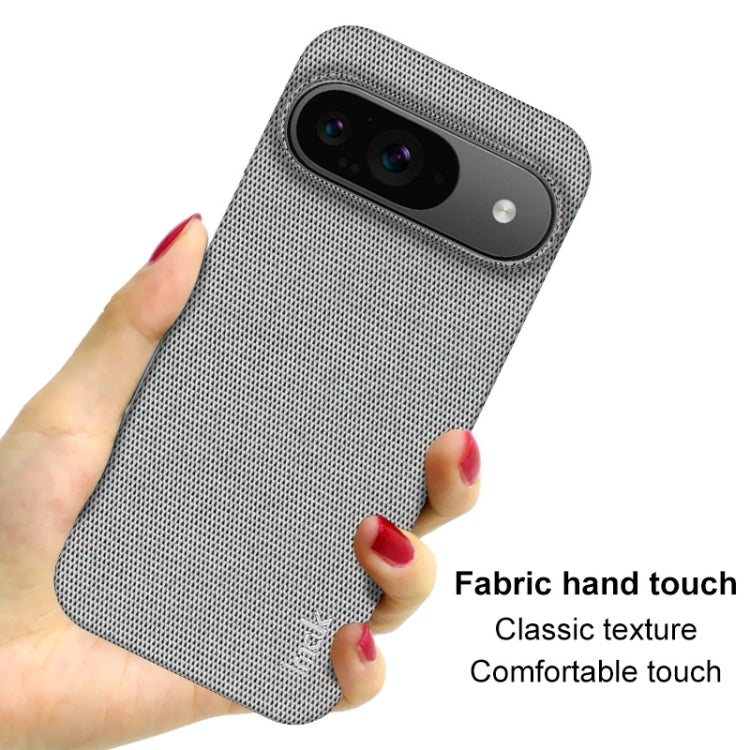 For Google Pixel 9 / 9 Pro imak Ruiyi Series Cloth Texture PU + PC Phone Case(Light Grey) - Google Cases by imak | Online Shopping UK | buy2fix