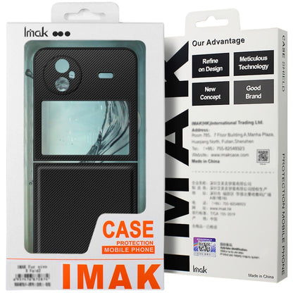 For Xiaomi Mix Flip imak Ruiyi Series Carbon Fiber PU + PC Phone Case - Mix Flip Cases by imak | Online Shopping UK | buy2fix