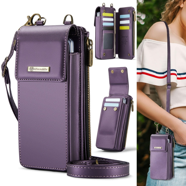 For Samsung Z Fold Series CaseMe Me50 Mini Lanyard Universal Bag(Purple) - Galaxy Z Fold6 5G Cases by CaseMe | Online Shopping UK | buy2fix