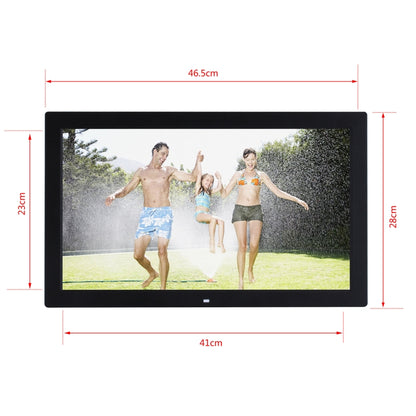 18.5 inch IPS Screen Digital Photo Frame, Plug Type:EU Plug(Black) - 15 inch Above by buy2fix | Online Shopping UK | buy2fix