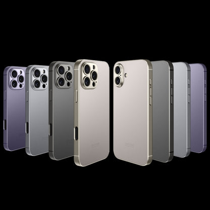 For iPhone 16 Pro GKK AG Craft Skin Feel Full Coverage Phone Case(Purple) - iPhone 16 Pro Cases by GKK | Online Shopping UK | buy2fix