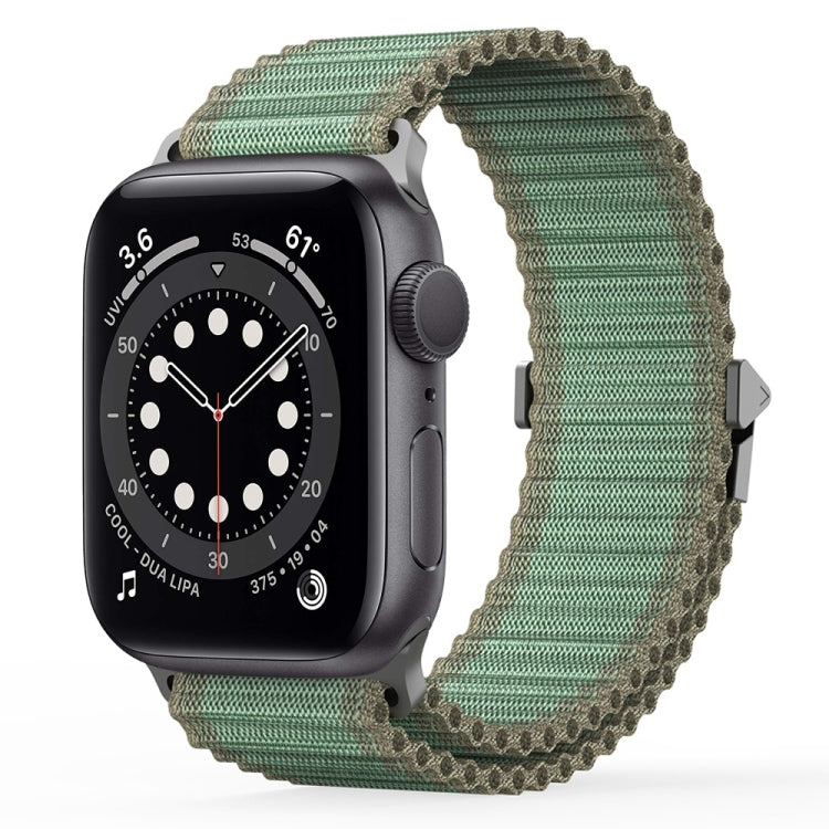 For Apple Watch Series 6 40mm DUX DUCIS YC Series Ocean Nylon Watch Band(Green) - Watch Bands by DUX DUCIS | Online Shopping UK | buy2fix