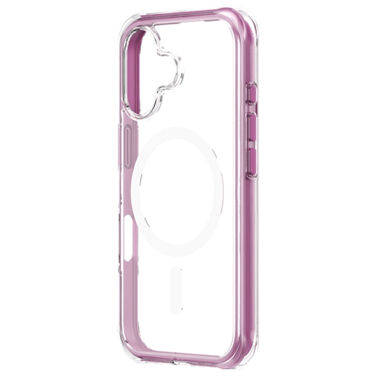 For iPhone 16 Plus ZGA Colorful Airbag Magsafe PC Hybrid TPU Phone Case(Pink) - iPhone 16 Plus Cases by ZGA | Online Shopping UK | buy2fix