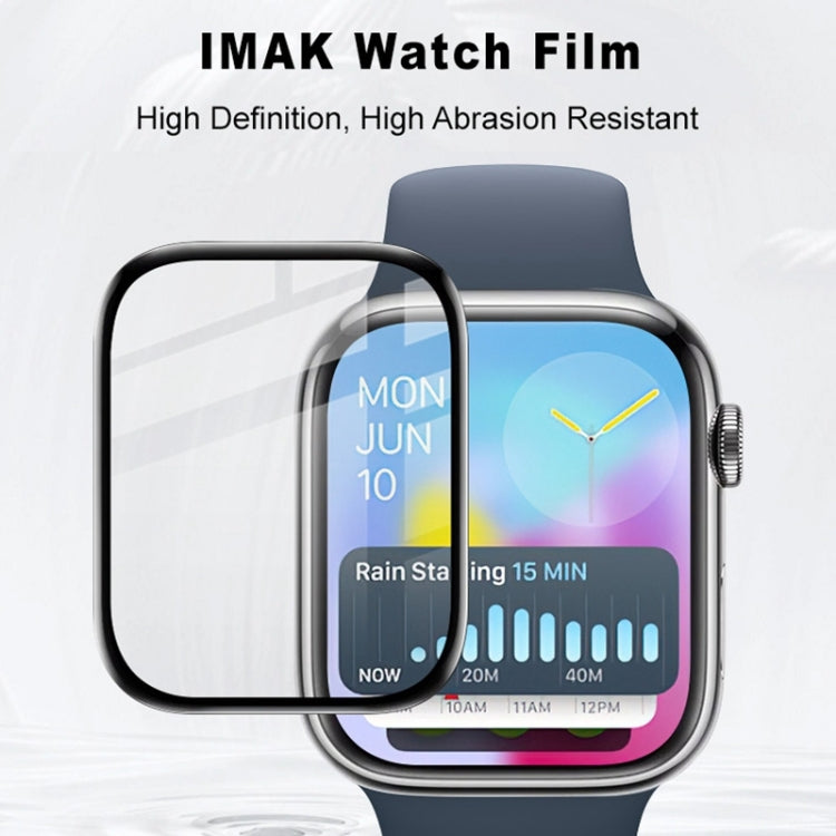 For Apple Watch Series 10 42mm IMAK Plexiglass HD Watch Protective Film - Others by imak | Online Shopping UK | buy2fix