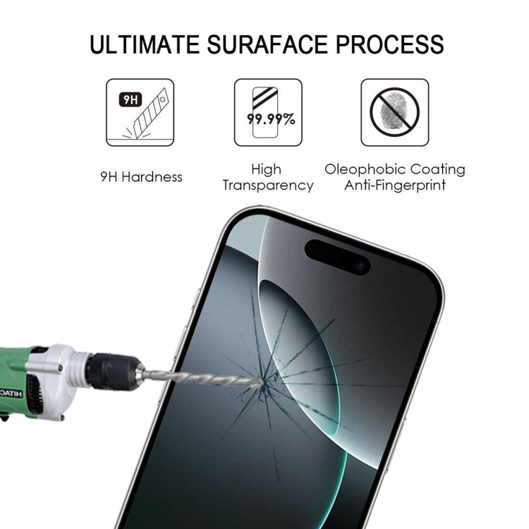 For iPhone 16 Pro 25pcs Full Glue Screen Tempered Glass Film - iPhone 16 Pro Tempered Glass by buy2fix | Online Shopping UK | buy2fix