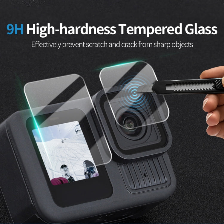 For GoPro HERO13 Black Sunnylife 3 in 1 Lens Protector Front and Rear Screen Tempered Glass Films, Quantity:2 + 2 + 2 Sets - Protective Film by Sunnylife | Online Shopping UK | buy2fix