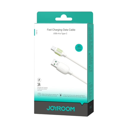 JOYROOM S-A53 Fluorescent Series 3A USB to Type-C Fast Charging Data Cable, Length:1.2m(Beige) - USB-C & Type-C Cable by JOYROOM | Online Shopping UK | buy2fix