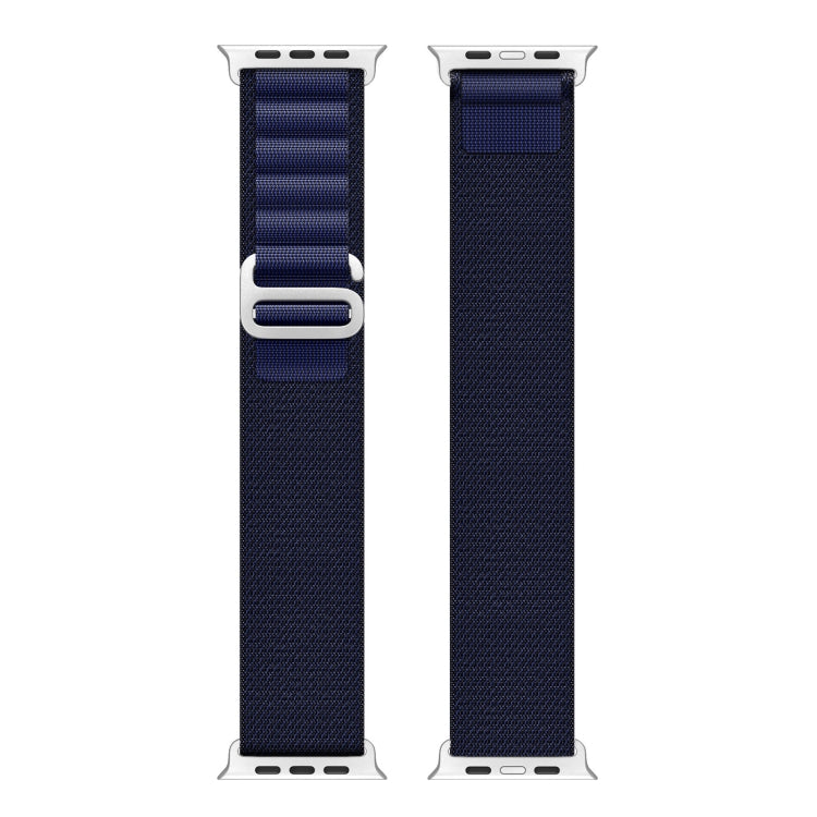 For Apple Watch 46mm / 49mm / 45mm / 44mm DUX DUCIS GS Series Nylon Loop Watch Band(Navy Blue) - Watch Bands by DUX DUCIS | Online Shopping UK | buy2fix