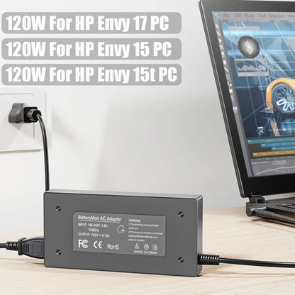 120W 19.5V 6.15A Laptop Notebook Power Adapter For HP 4.5 x 3.0, Plug:UK Plug - For HP by buy2fix | Online Shopping UK | buy2fix