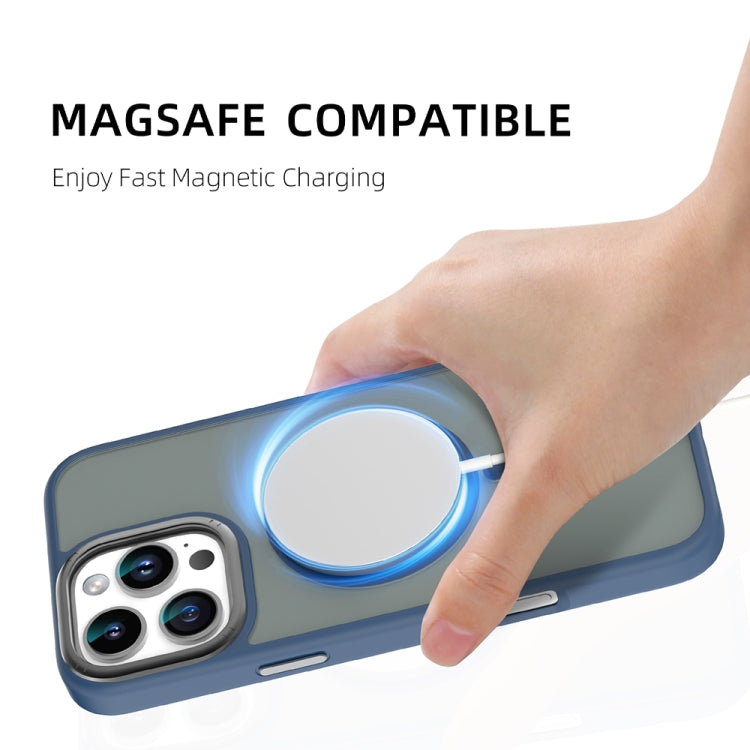 For iPhone 16 Mutural Skin Feel Series Frosted MagSafe Magnetic Phone Case(Black) - iPhone 16 Cases by Mutural | Online Shopping UK | buy2fix