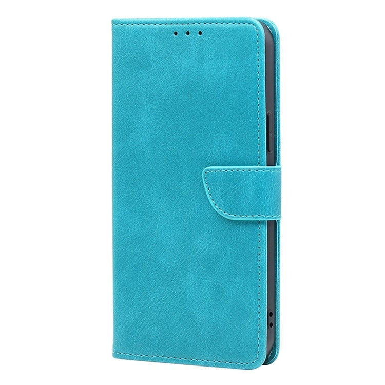 For iPhone 16 Pro Max Calf Texture Buckle Flip Leather Phone Case(Light Blue) - iPhone 16 Pro Max Cases by buy2fix | Online Shopping UK | buy2fix