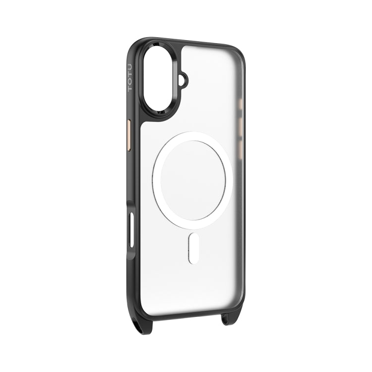 For iPhone 16 TOTU PC-26 Skin Feel MagSafe Magnetic Lanyard Hole Phone Case(White) - iPhone 16 Cases by TOTUDESIGN | Online Shopping UK | buy2fix