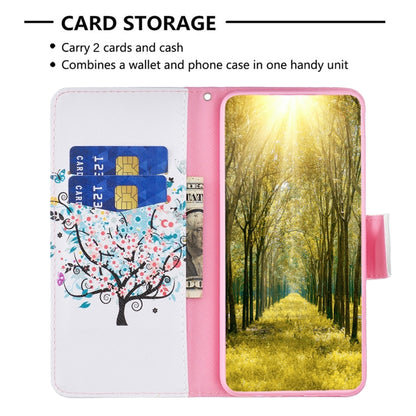 For Samsung Galaxy S25 5G Colored Drawing Pattern Leather Phone Case(Tree) - Galaxy S25 5G Cases by buy2fix | Online Shopping UK | buy2fix