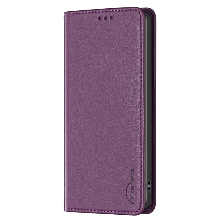 For Samsung Galaxy S25 Ultra 5G Magnetic Leather Phone Case(Dark Purple) - Galaxy S25 Ultra 5G Cases by buy2fix | Online Shopping UK | buy2fix