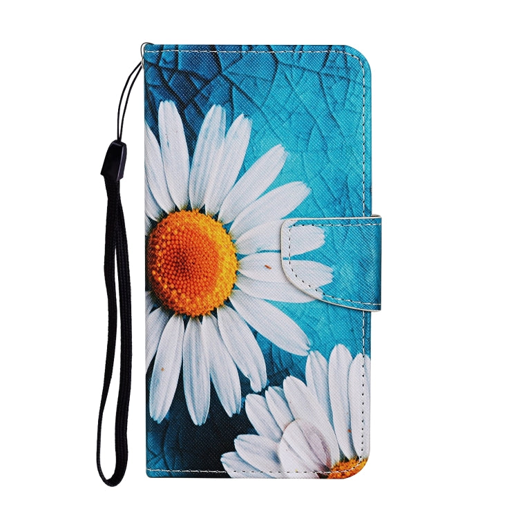 For Samsung Galaxy S25+ 5G Colored Drawing Pattern Leather Phone Case(Chrysanthemum) - Galaxy S25+ 5G Cases by buy2fix | Online Shopping UK | buy2fix