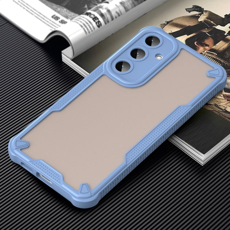 For Samsung Galaxy S25+ 5G Armor Glaze PC Hybrid TPU Phone Case(Blue) - Galaxy S25+ 5G Cases by buy2fix | Online Shopping UK | buy2fix