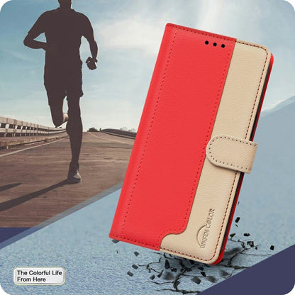 For OnePlus 13 Color Matching RFID Anti-theft Leather Phone Case(Red) - OnePlus Cases by buy2fix | Online Shopping UK | buy2fix