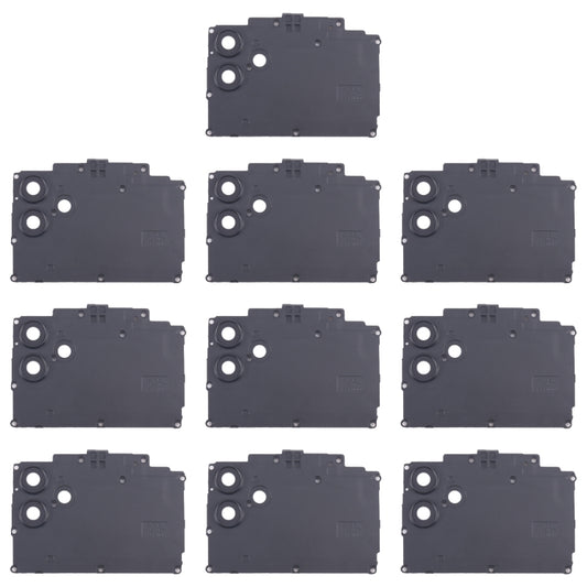 For Samsung Galaxy F04 SM-E045F 10pcs Rear Camera Lens Cover(Black) - Other Galaxy Parts by buy2fix | Online Shopping UK | buy2fix