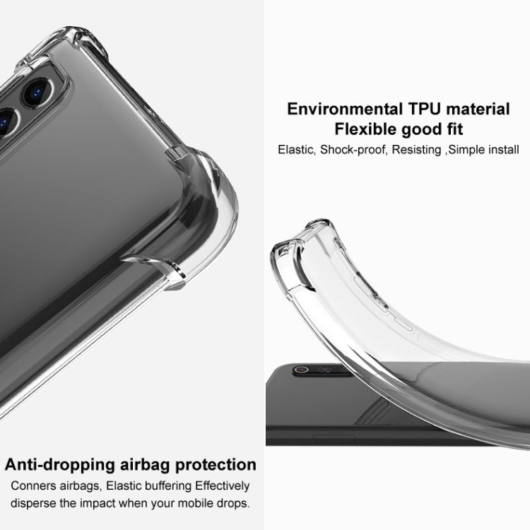 For Xiaomi Mi 10 Ultra IMAK All-inclusive Shockproof Airbag TPU Case + Screen Stickers(Transparent Black) - Xiaomi Cases by imak | Online Shopping UK | buy2fix