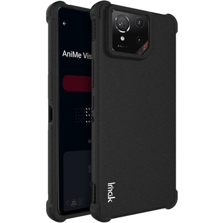 For Asus ROG Phone 9 / ROG Phone 9 Pro imak Shockproof Airbag TPU Phone Case(Matte Black) - ASUS Cases by imak | Online Shopping UK | buy2fix